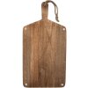 Clayre & Eef 6H2391 Tabla de Cortar Decoración Madera Marrón Natural 25x2x50 cm