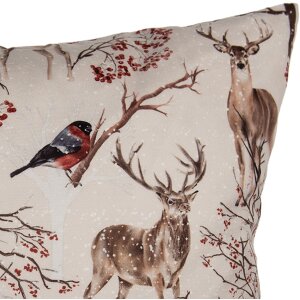 Clayre & Eef KT021.402 Funda de cojín 45x45 cm...