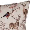 Clayre & Eef KT021.402 Funda de cojín 45x45 cm Beige Invierno Estilo campestre