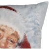 Clayre & Eef KT021.406 Funda de Cojín Diseño Navideño Gris Rojo 45x45 cm