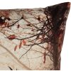 Clayre & Eef KT021.414 Funda de cojín 45x45 cm Marrón Naranja Motivo ciervo