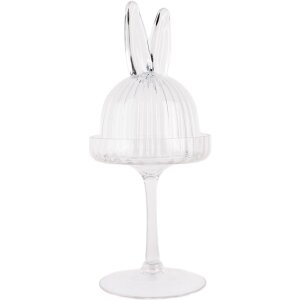 Clayre & Eef 6GL4929 Tarro de cristal con forma de...