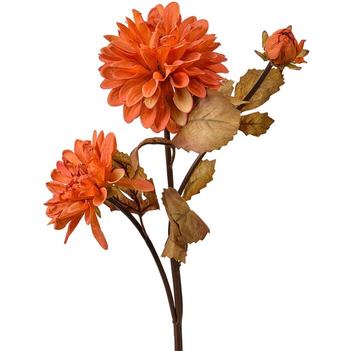 Clayre & Eef 6PL0387O Flor artificial Naranja Marrón 10x10x66 cm