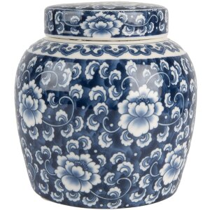 Clayre & Eef 6CE2138 Maceta Decorativa con Tapa...