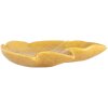Clayre & Eef 6CE2151 Cuenco Hoja Diseño Botánico Amarillo 14x13x2 cm Cerámica