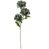 Clayre & Eef rama decorativa flores verde 64cm plástico aspecto natural
