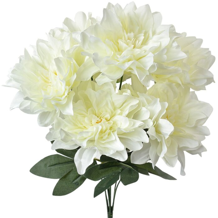 Clayre & Eef 6PL0377W Ramo de flores artificial blanco 20x20x49 cm
