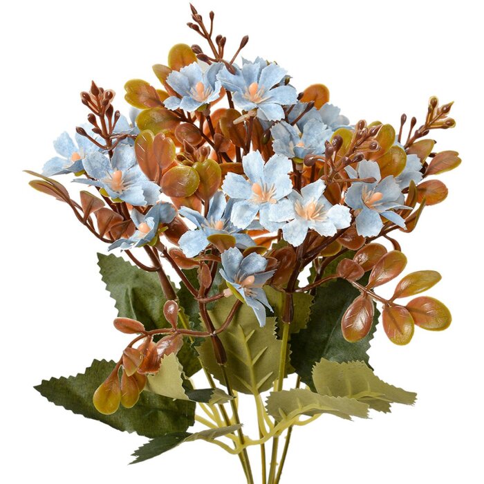 Clayre & Eef 6PL0380BL Flor artificial Azul 33 cm