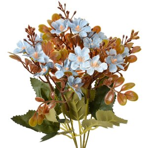 Clayre & Eef 6PL0380BL Flor artificial Azul 33 cm