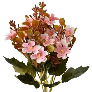 Clayre & Eef 6PL0380P Flor Artificial Rosa 10x10x33...