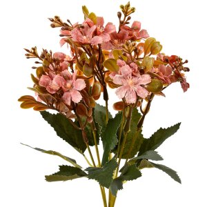 Clayre & Eef 6PL0380PA Ramo de flores artificial violeta-verde 10x10x33 cm