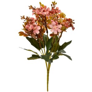 Clayre & Eef 6PL0380PA Ramo de flores artificial violeta-verde 10x10x33 cm