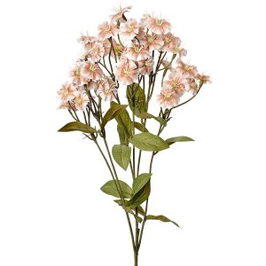 Clayre & Eef Ramo Decorativo Flores Beige Verde...
