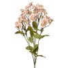 Clayre & Eef Ramo Decorativo Flores Beige Verde 8x8x63 cm Plástico