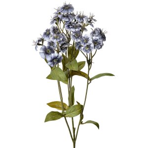 Clayre & Eef rama decorativa flores azules 8x8x63 cm...