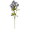 Clayre & Eef rama decorativa flores azules 8x8x63 cm plástico azul-verde