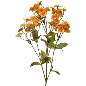 Clayre & Eef rama decorativa flores amarillas 63 cm...