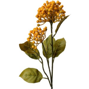 Clayre & Eef 6PL0386Y Flor artificial Amarillo Verde 8x7x53 cm Plástico