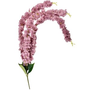 Clayre & Eef 6PL0388LPA Guirnalda de flores artificiales Verde púrpura 6x6x108 cm