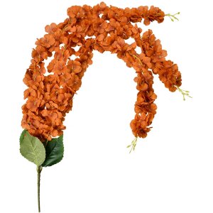 Clayre & Eef 6PL0388O Guirnalda de flores artificiales Naranja 6x6x108 cm