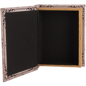 Clayre & Eef 66255 Juego de 3 cajas de madera estilo retro vintage beige marrón