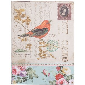 Clayre & Eef 66257 Caja de Almacenaje Set de 3 Diseño Antiguo Beige Vintage