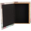 Clayre & Eef 66257 Caja de Almacenaje Set de 3 Diseño Antiguo Beige Vintage