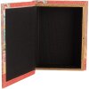 Clayre & Eef cajas de almacenamiento conjunto de diseño de libros de Navidad de madera de 3 piezas