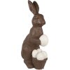Clayre & Eef 5MG0055 Decoración Conejo Marrón Blanco 47x25x82 cm Estilo rústico