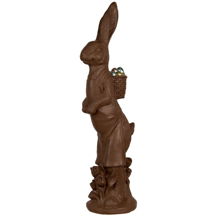 Clayre & Eef 5MG0056 Decoración Conejo Marrón 29x20x91 cm Óxido de magnesio