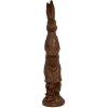 Clayre & Eef 5MG0056 Decoración Conejo Marrón 29x20x91 cm Óxido de magnesio