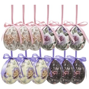 Clayre & Eef 65903 Decoración percha huevo set...