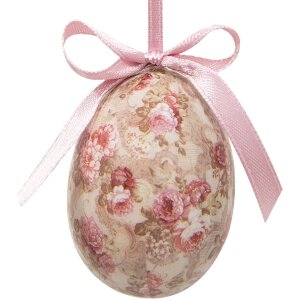 Clayre & Eef 65905 Decoración huevos colgantes juego 12 vintage look Ø 4x5 cm