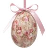 Clayre & Eef 65905 Decoración huevos colgantes juego 12 vintage look Ø 4x5 cm