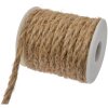 Clayre & Eef 66209 Cuerda de yute marrón natural Ø7x8cm 10m