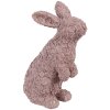 Clayre & Eef 6PR5149 Decoración Conejo Rosa 19x11x26 cm Poliresina