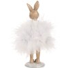 Clayre & Eef 6PR5250 Decoración Conejo Beige Gris 6x6x17 cm Estilo campestre