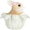 Clayre & Eef 6PR5450 Decoración Conejo Beige Verde 12x12x12 cm