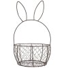 Clayre & Eef 6Y5794 Set de 2 cestas de metal marrón Ø 33x55 cm Ø 27x45 cm