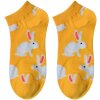 Juleeze JZSSK0006 calcetines blanco conejo amarillo tamaño 36-41