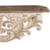 Clayre & Eef 5H0713 Estante de Pared Juego de 2 Blanco Estilo Antiguo 70x18x22cm 60x14x19cm