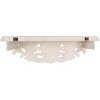 Clayre & Eef 5H0713 Estante de Pared Juego de 2 Blanco Estilo Antiguo 70x18x22cm 60x14x19cm