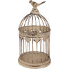 Clayre & Eef 5Y1283 Set de jaulas decorativas estilo antiguo marrón Ø32x60 Ø23x40 cm