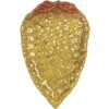 Clayre & Eef Tazón de Cerámica Uvas Amarillo 15x10x2 cm brillante Tazón Decorativo para Servir