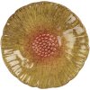 Clayre & Eef 6CE2161 Cuenco Flor Amarillo-Naranja Ø 14x3 cm cerámica botánica