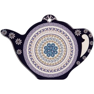 Clayre & Eef 6CE2055 Posavasos cerámico azul...