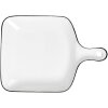 Clayre & Eef 6CE2168 Bol Cerámica 23x17x3 cm Blanco Negro Moderno