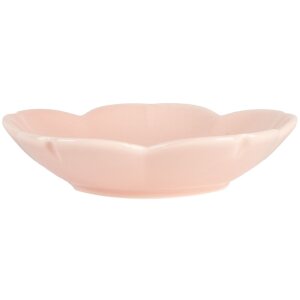Clayre & Eef 6CEBO0210 Bol Rosa Ø 14x3 cm Cerámica Vintage Forma Flor