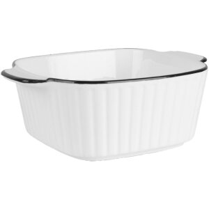 Clayre & Eef 6CEBO0213 Bol Cerámica Blanco Negro 15x12x5 cm 400 ml Moderno