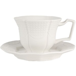 Clayre & Eef Taza de café con plato incluido...